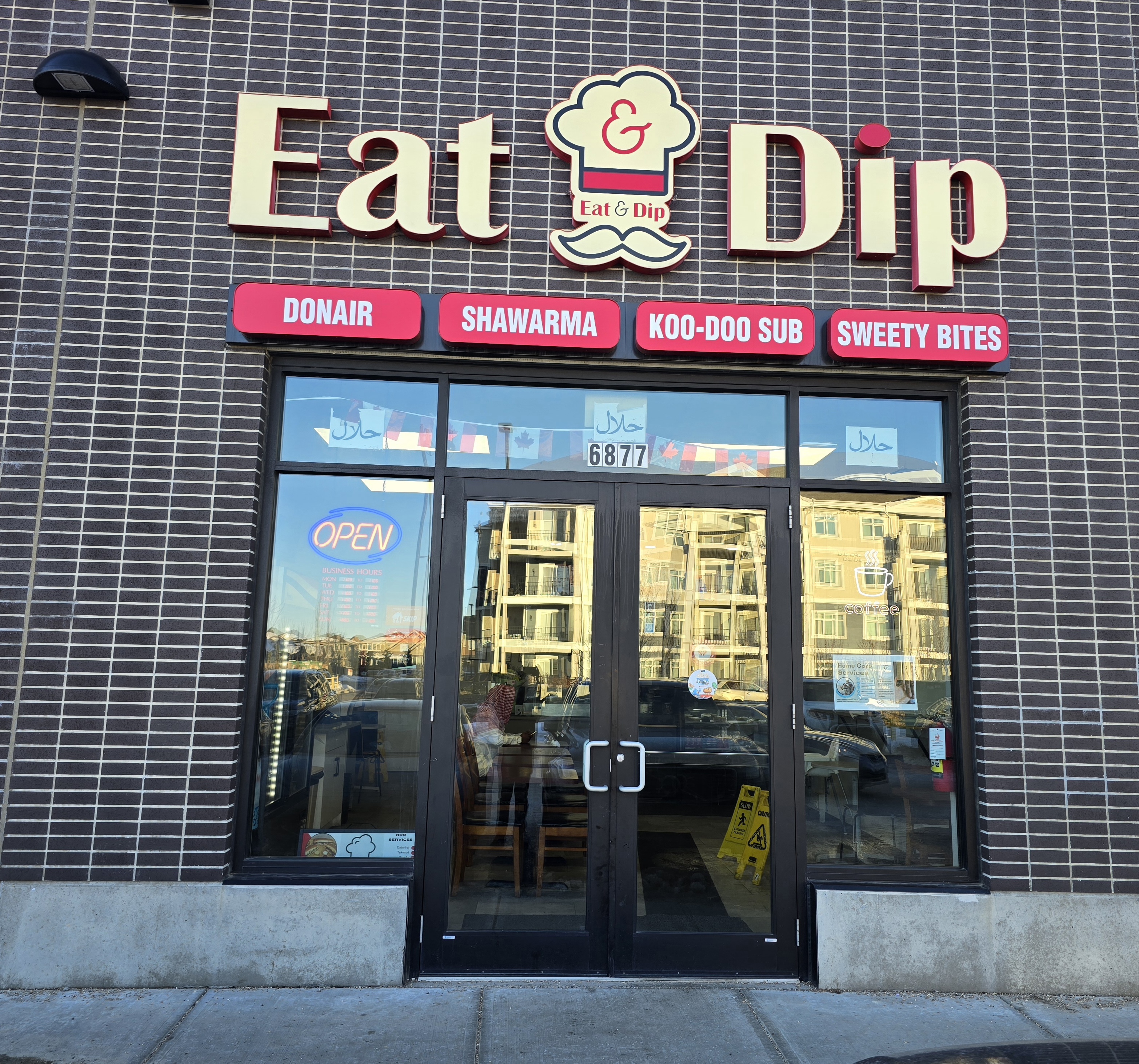 Eat and Dip Signature SAJ Shawarma - Best Halal Shawarma in Edmonton
